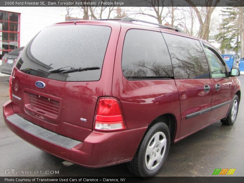 Dark Toreador Red Metallic / Pebble Beige 2006 Ford Freestar SE