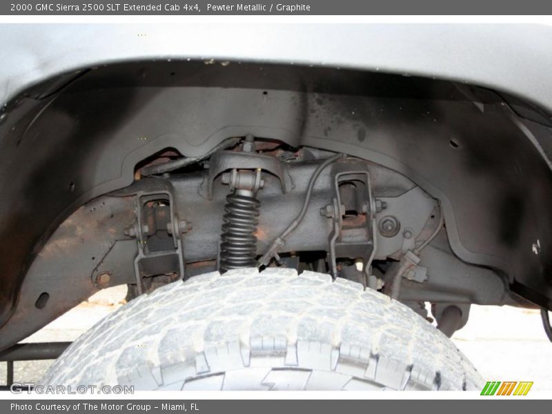 Pewter Metallic / Graphite 2000 GMC Sierra 2500 SLT Extended Cab 4x4