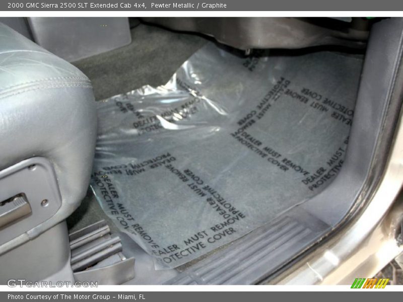 Pewter Metallic / Graphite 2000 GMC Sierra 2500 SLT Extended Cab 4x4