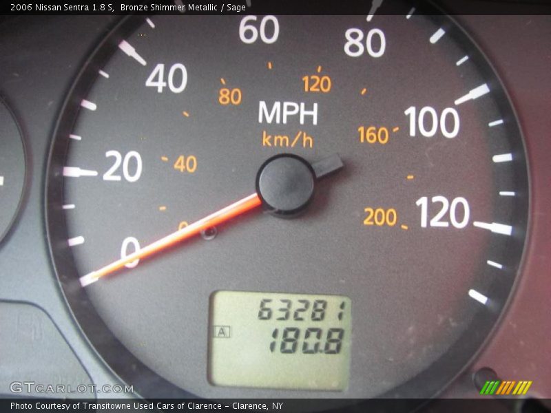 Bronze Shimmer Metallic / Sage 2006 Nissan Sentra 1.8 S