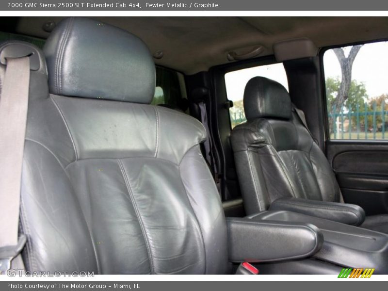 Pewter Metallic / Graphite 2000 GMC Sierra 2500 SLT Extended Cab 4x4