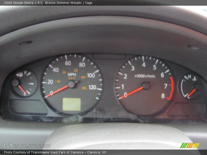Bronze Shimmer Metallic / Sage 2006 Nissan Sentra 1.8 S