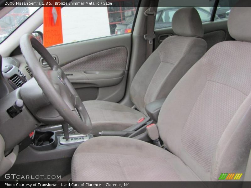 Bronze Shimmer Metallic / Sage 2006 Nissan Sentra 1.8 S