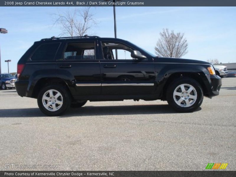 Black / Dark Slate Gray/Light Graystone 2008 Jeep Grand Cherokee Laredo 4x4
