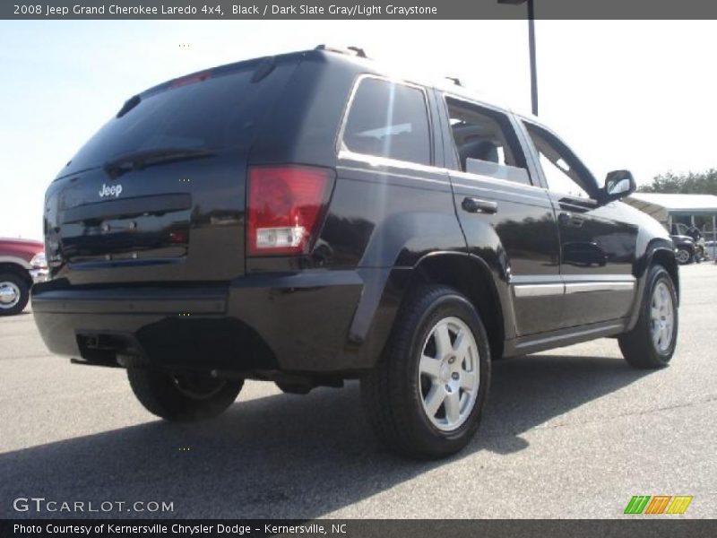 Black / Dark Slate Gray/Light Graystone 2008 Jeep Grand Cherokee Laredo 4x4