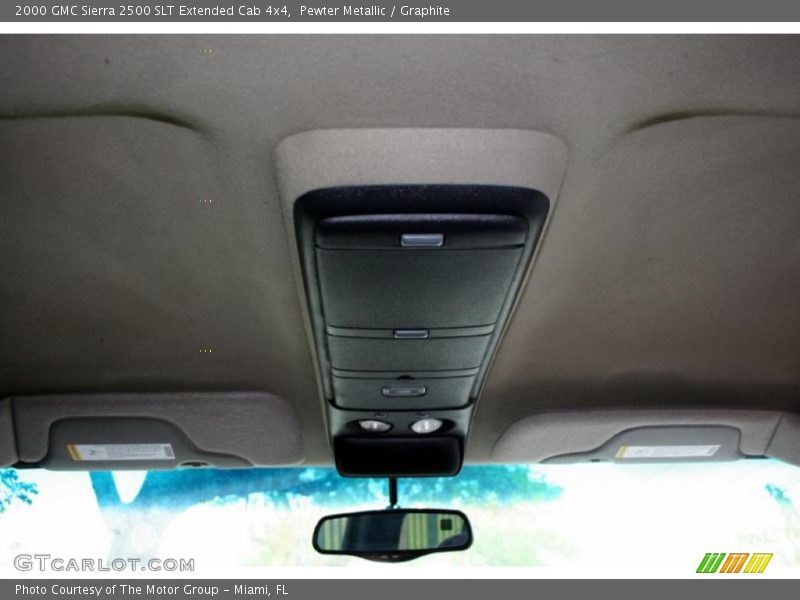 Pewter Metallic / Graphite 2000 GMC Sierra 2500 SLT Extended Cab 4x4