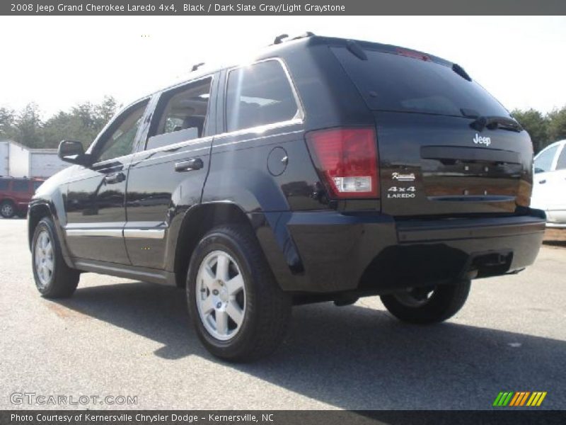 Black / Dark Slate Gray/Light Graystone 2008 Jeep Grand Cherokee Laredo 4x4