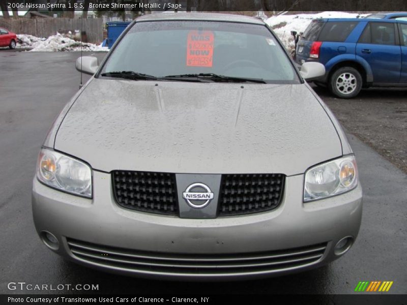 Bronze Shimmer Metallic / Sage 2006 Nissan Sentra 1.8 S