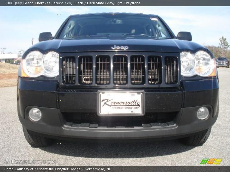 Black / Dark Slate Gray/Light Graystone 2008 Jeep Grand Cherokee Laredo 4x4
