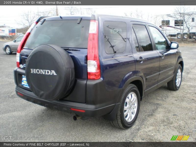 Eternal Blue Pearl / Black 2005 Honda CR-V EX 4WD