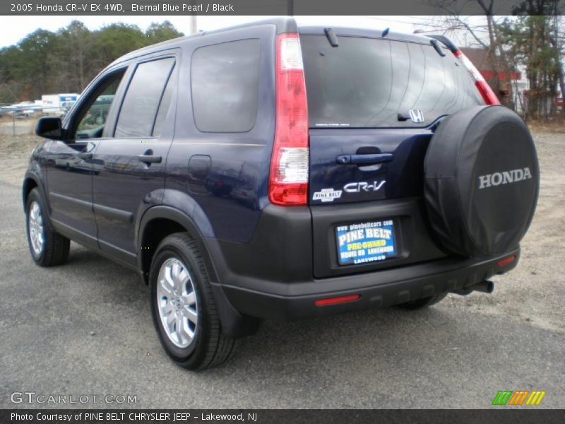 Eternal Blue Pearl / Black 2005 Honda CR-V EX 4WD