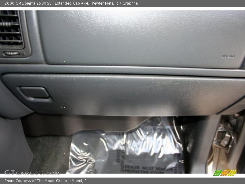 Pewter Metallic / Graphite 2000 GMC Sierra 2500 SLT Extended Cab 4x4