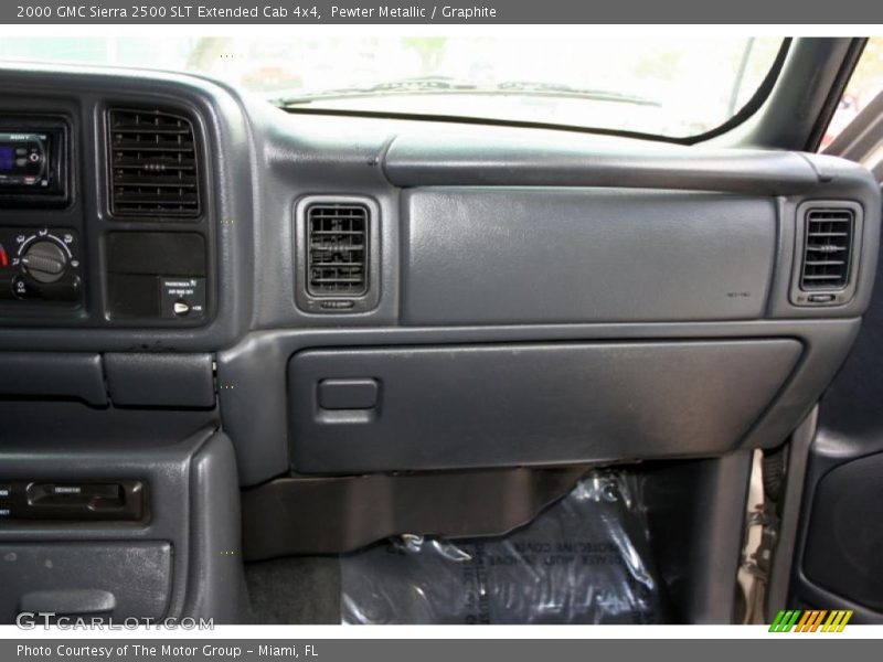 Pewter Metallic / Graphite 2000 GMC Sierra 2500 SLT Extended Cab 4x4