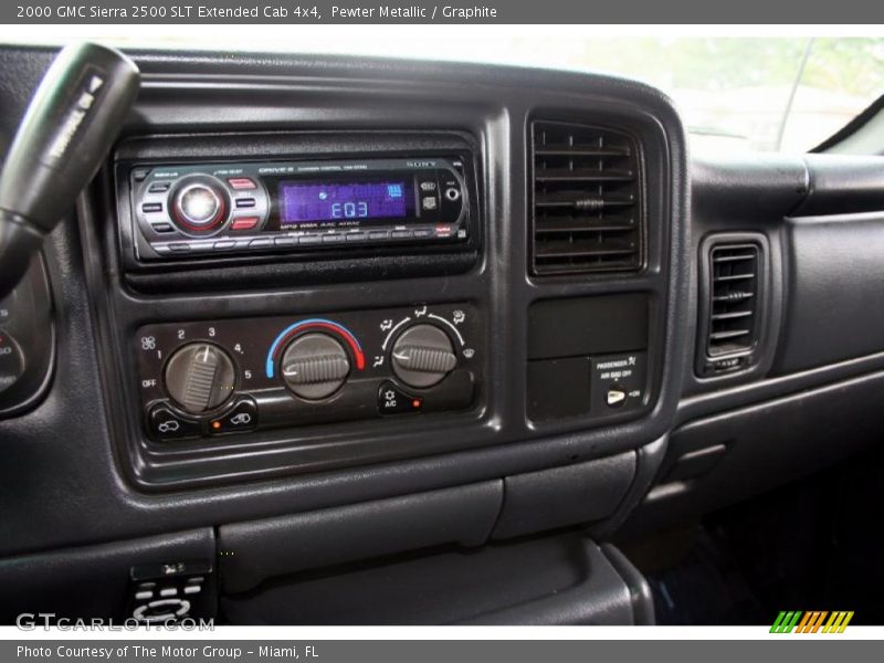 Pewter Metallic / Graphite 2000 GMC Sierra 2500 SLT Extended Cab 4x4