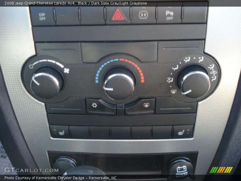 Black / Dark Slate Gray/Light Graystone 2008 Jeep Grand Cherokee Laredo 4x4