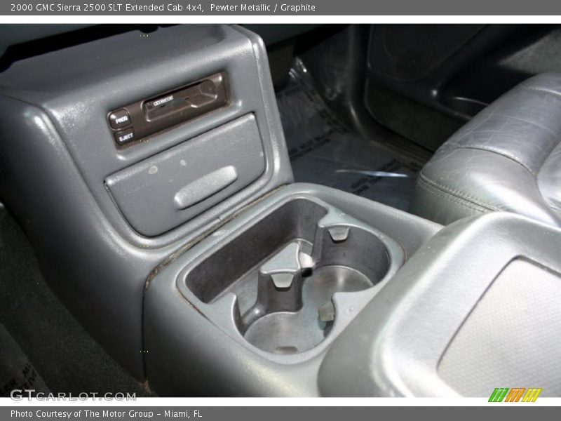 Pewter Metallic / Graphite 2000 GMC Sierra 2500 SLT Extended Cab 4x4