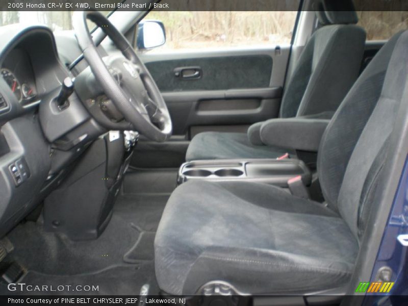 Eternal Blue Pearl / Black 2005 Honda CR-V EX 4WD