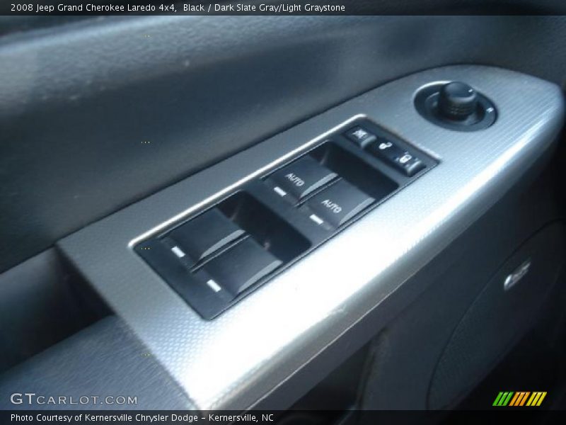 Black / Dark Slate Gray/Light Graystone 2008 Jeep Grand Cherokee Laredo 4x4