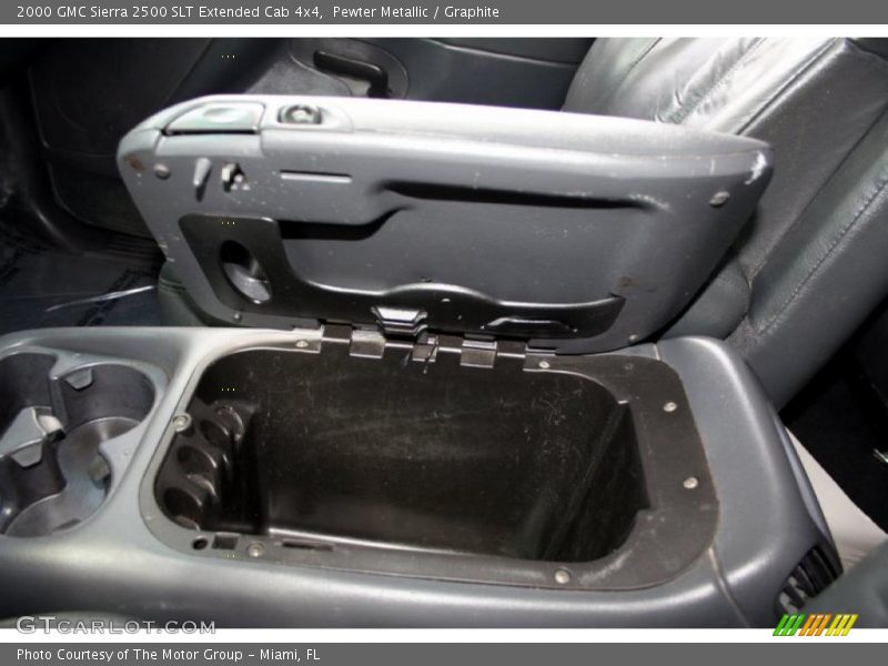 Pewter Metallic / Graphite 2000 GMC Sierra 2500 SLT Extended Cab 4x4