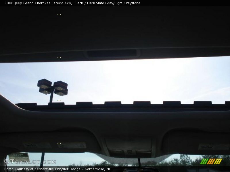 Black / Dark Slate Gray/Light Graystone 2008 Jeep Grand Cherokee Laredo 4x4