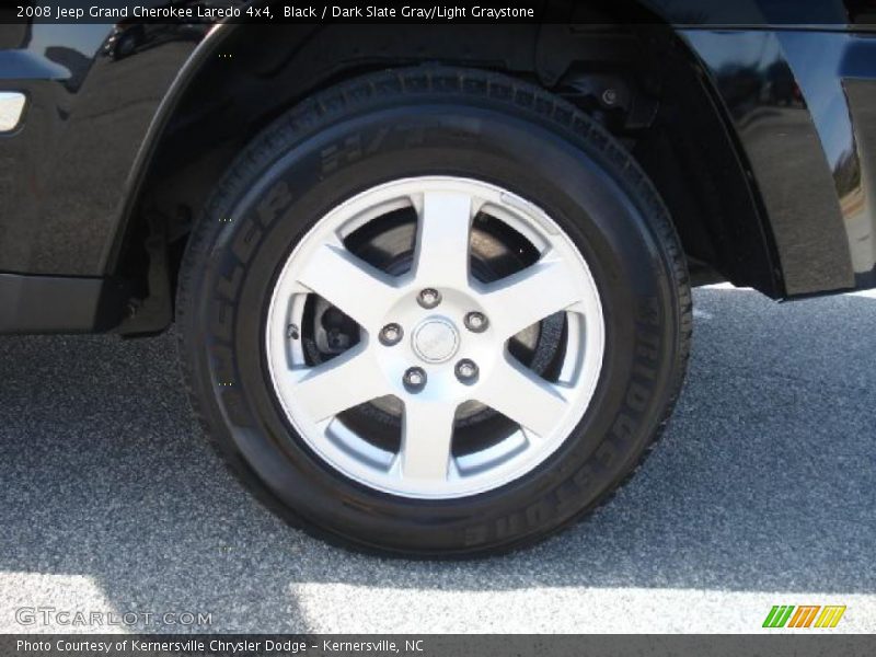Black / Dark Slate Gray/Light Graystone 2008 Jeep Grand Cherokee Laredo 4x4