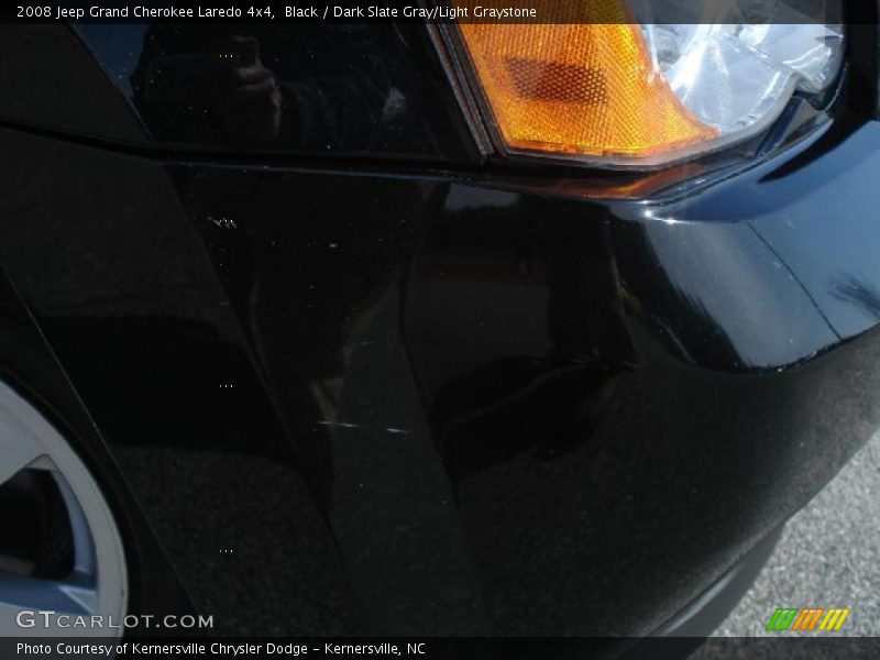 Black / Dark Slate Gray/Light Graystone 2008 Jeep Grand Cherokee Laredo 4x4