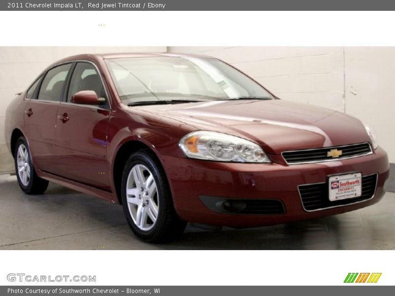 Red Jewel Tintcoat / Ebony 2011 Chevrolet Impala LT