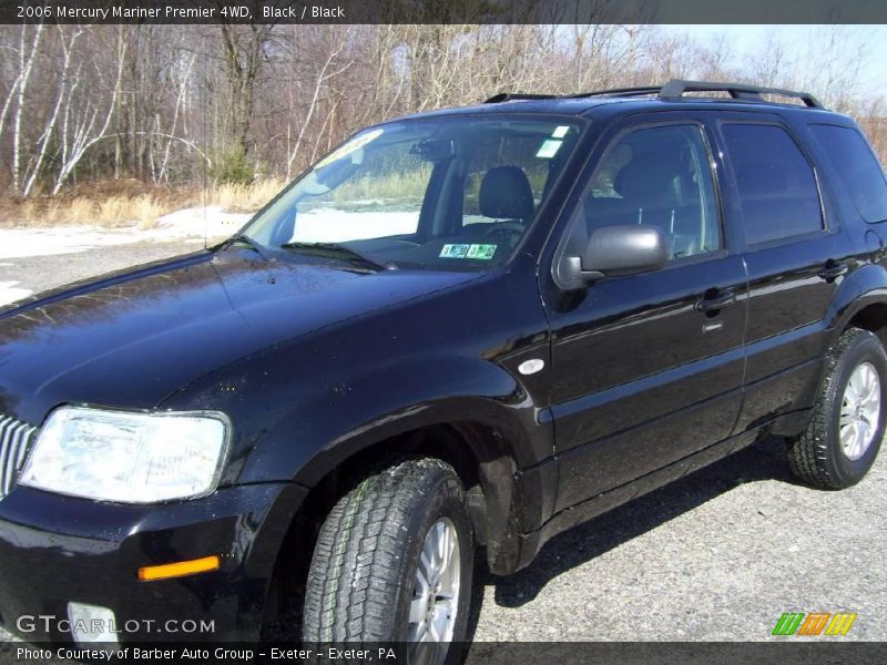 Black / Black 2006 Mercury Mariner Premier 4WD