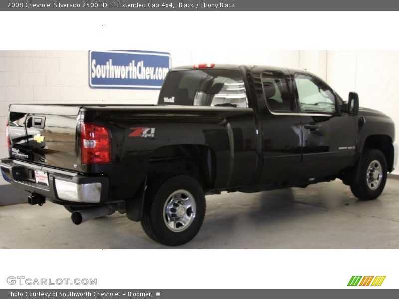 Black / Ebony Black 2008 Chevrolet Silverado 2500HD LT Extended Cab 4x4