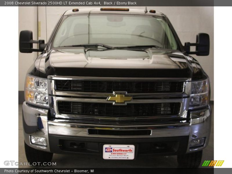 Black / Ebony Black 2008 Chevrolet Silverado 2500HD LT Extended Cab 4x4