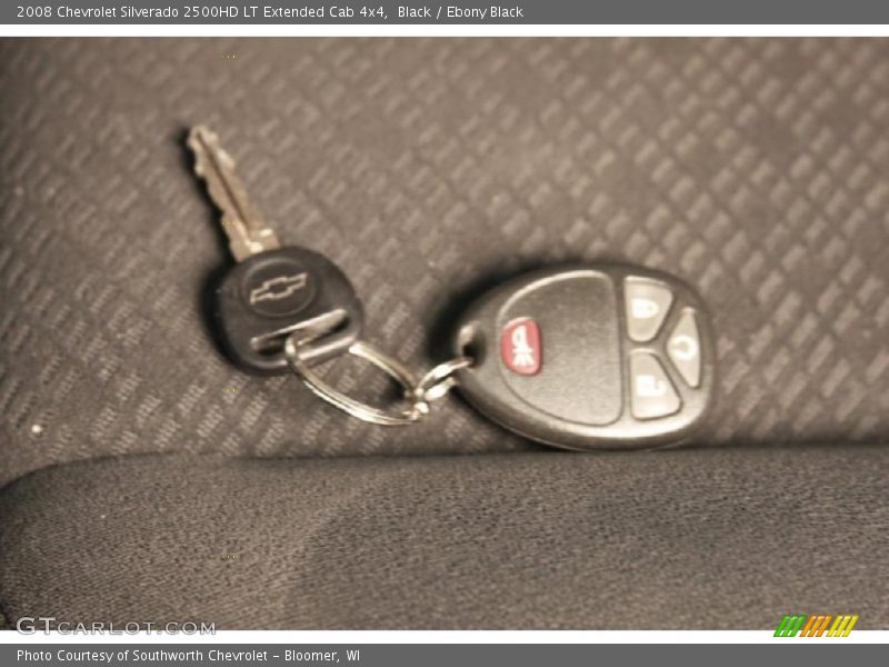 Black / Ebony Black 2008 Chevrolet Silverado 2500HD LT Extended Cab 4x4