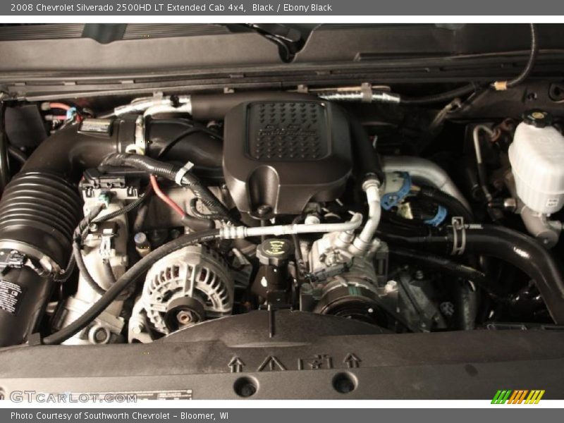 Black / Ebony Black 2008 Chevrolet Silverado 2500HD LT Extended Cab 4x4