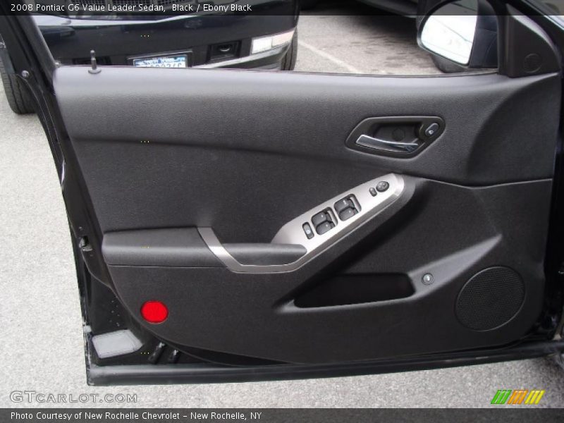 Black / Ebony Black 2008 Pontiac G6 Value Leader Sedan