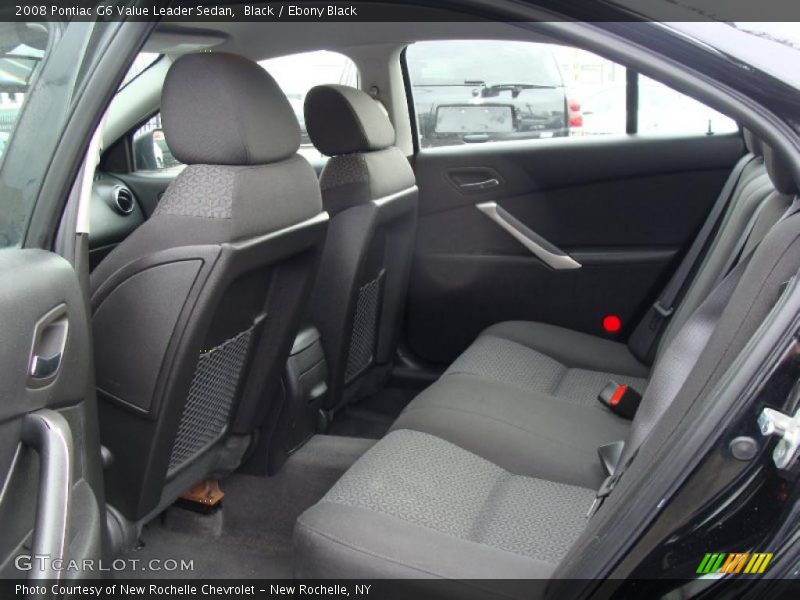 Black / Ebony Black 2008 Pontiac G6 Value Leader Sedan