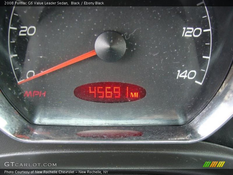 Black / Ebony Black 2008 Pontiac G6 Value Leader Sedan