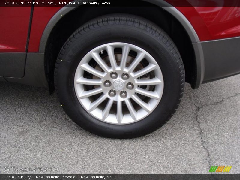 Red Jewel / Cashmere/Cocoa 2008 Buick Enclave CXL AWD