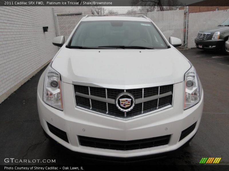 Platinum Ice Tricoat / Shale/Brownstone 2011 Cadillac SRX FWD