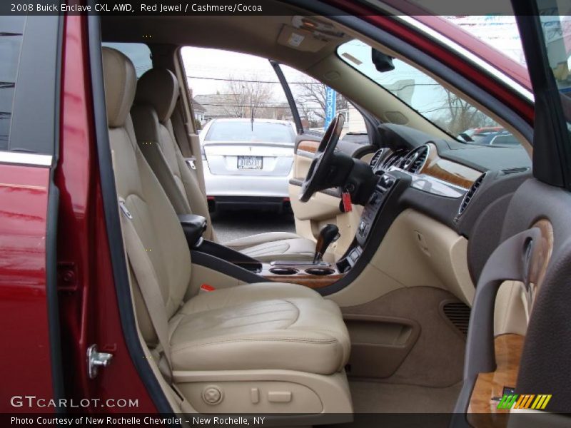 Red Jewel / Cashmere/Cocoa 2008 Buick Enclave CXL AWD