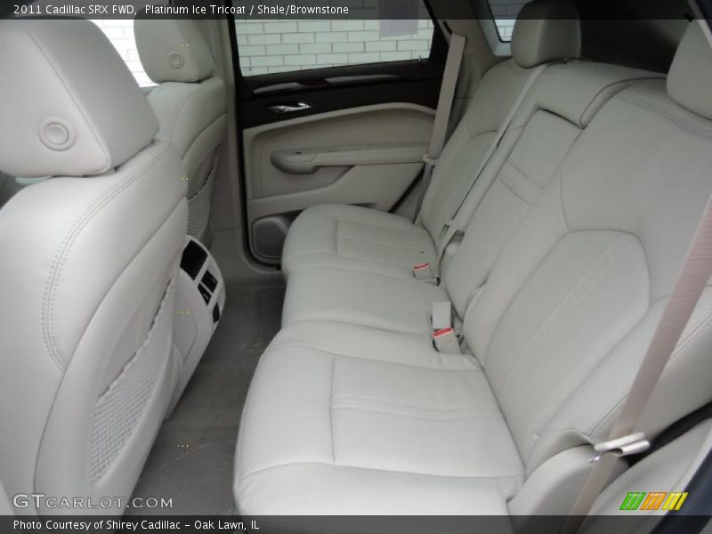 Platinum Ice Tricoat / Shale/Brownstone 2011 Cadillac SRX FWD