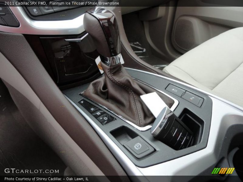 Platinum Ice Tricoat / Shale/Brownstone 2011 Cadillac SRX FWD