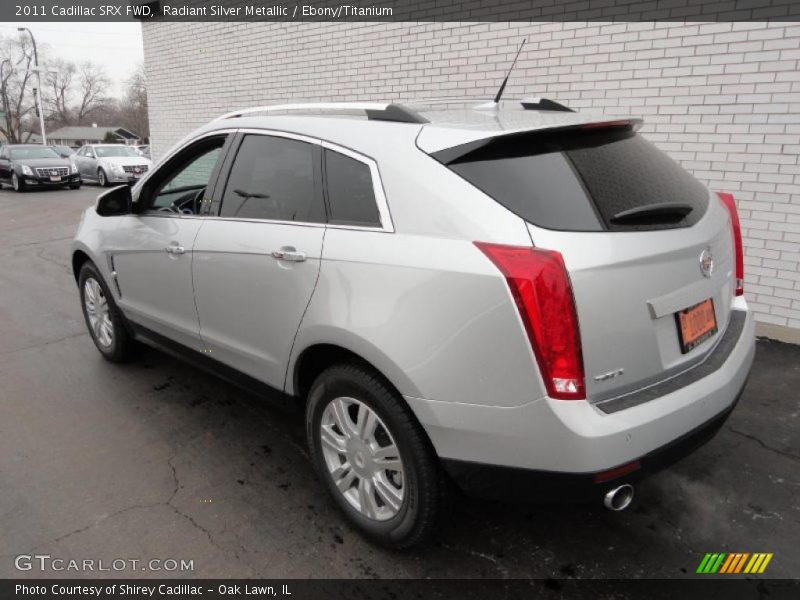 Radiant Silver Metallic / Ebony/Titanium 2011 Cadillac SRX FWD