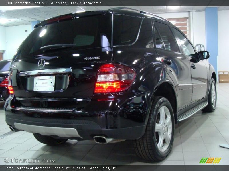 Black / Macadamia 2008 Mercedes-Benz ML 350 4Matic