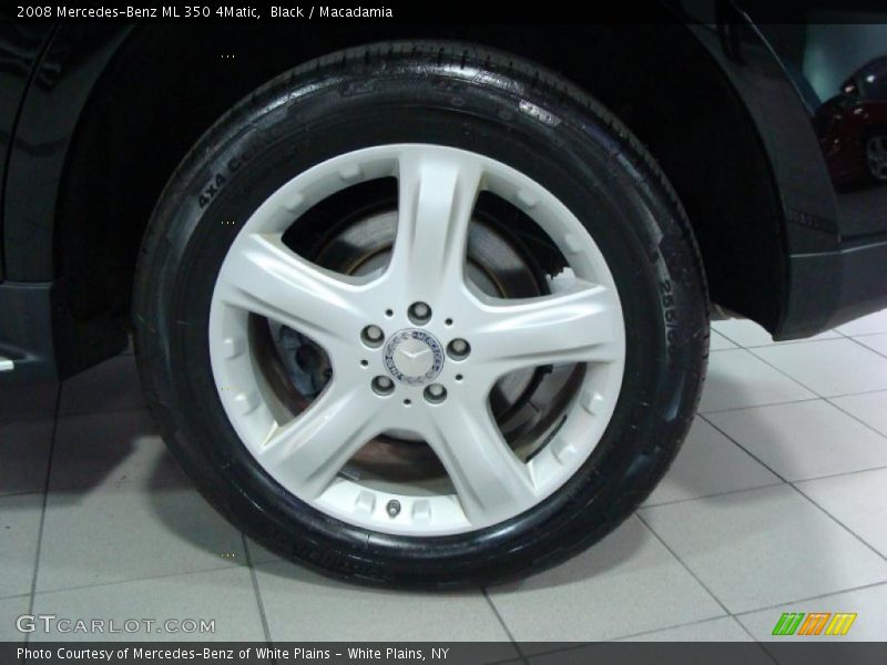 Black / Macadamia 2008 Mercedes-Benz ML 350 4Matic