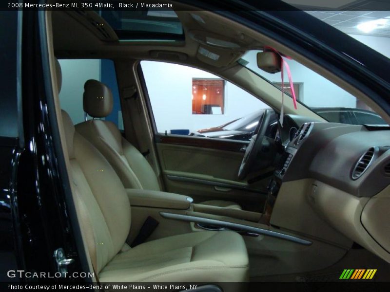 Black / Macadamia 2008 Mercedes-Benz ML 350 4Matic