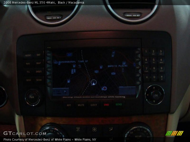Black / Macadamia 2008 Mercedes-Benz ML 350 4Matic