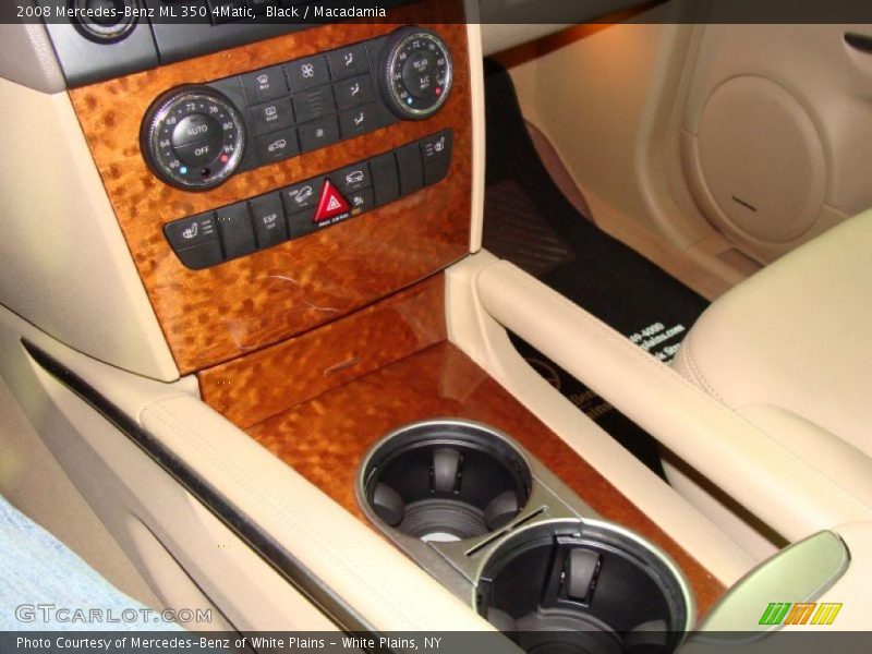 Black / Macadamia 2008 Mercedes-Benz ML 350 4Matic