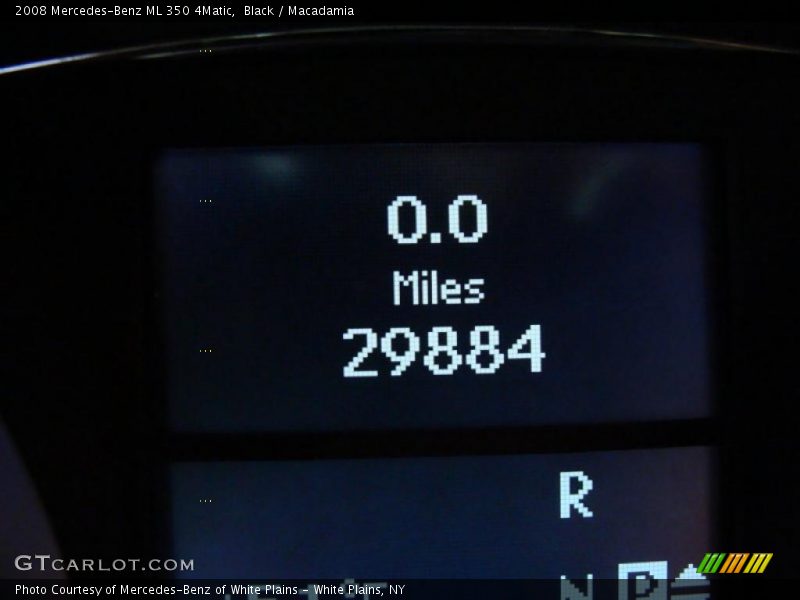 Black / Macadamia 2008 Mercedes-Benz ML 350 4Matic