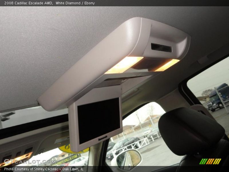 White Diamond / Ebony 2008 Cadillac Escalade AWD