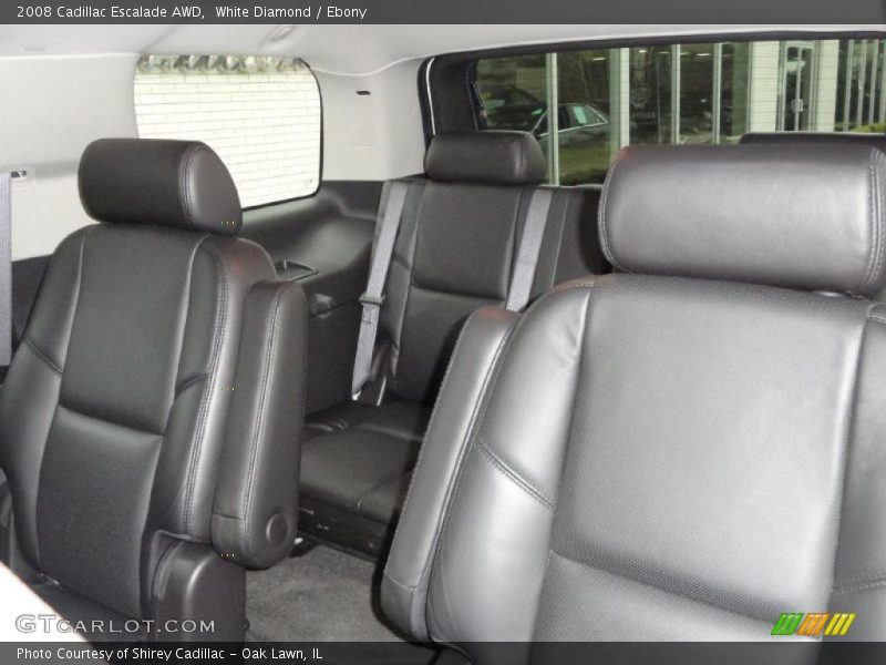 White Diamond / Ebony 2008 Cadillac Escalade AWD