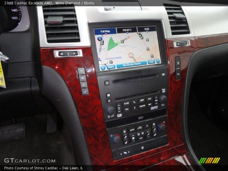 White Diamond / Ebony 2008 Cadillac Escalade AWD
